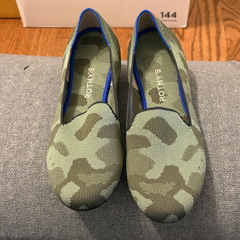 Rothy's Green Camouflage Women's loafers